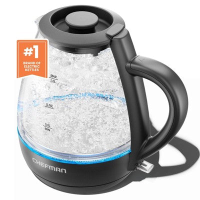 Glass Electric Kettle 1 L with Auto Shutoff