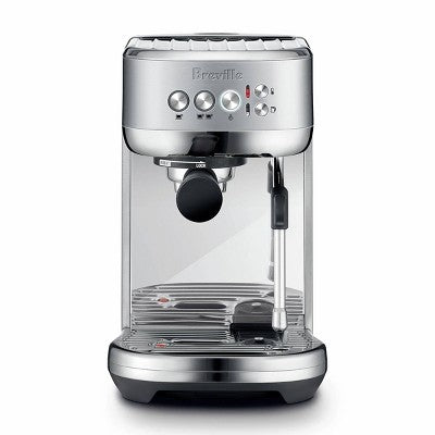 Compact Stainless Espresso Maker with Auto Steam Wand