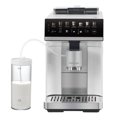 Automatic Bean-to-Cup Espresso Machine with Cream System, White