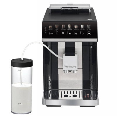 Automatic Bean-to-Cup Espresso Machine with Cream System, Black
