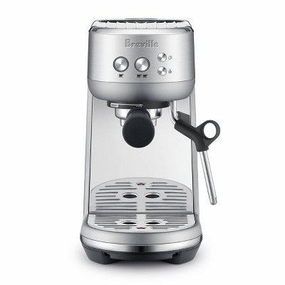 Compact Stainless Espresso Maker with Steam Wand, 15 bar