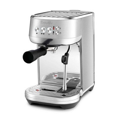 Compact Stainless Espresso Maker with Auto Steam Wand