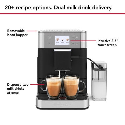 Automatic Espresso Machine with Multiple Recipes and Profiles