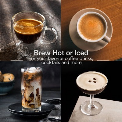 Automatic Coffee and Espresso Maker with Bean Switching